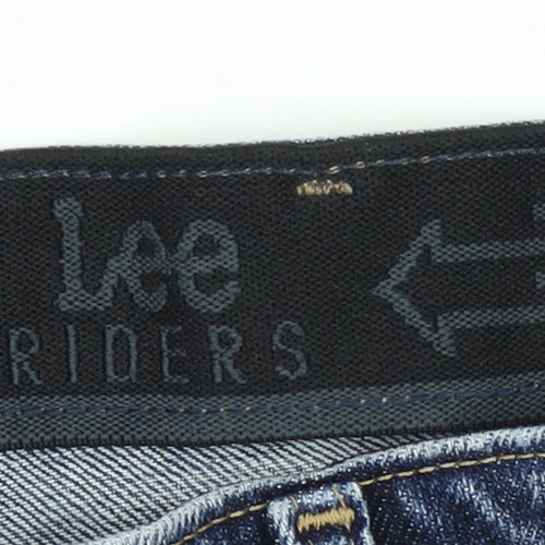 Lee Riders Men's Blue Denim Shorts Size 42 Regular Fit Casual
