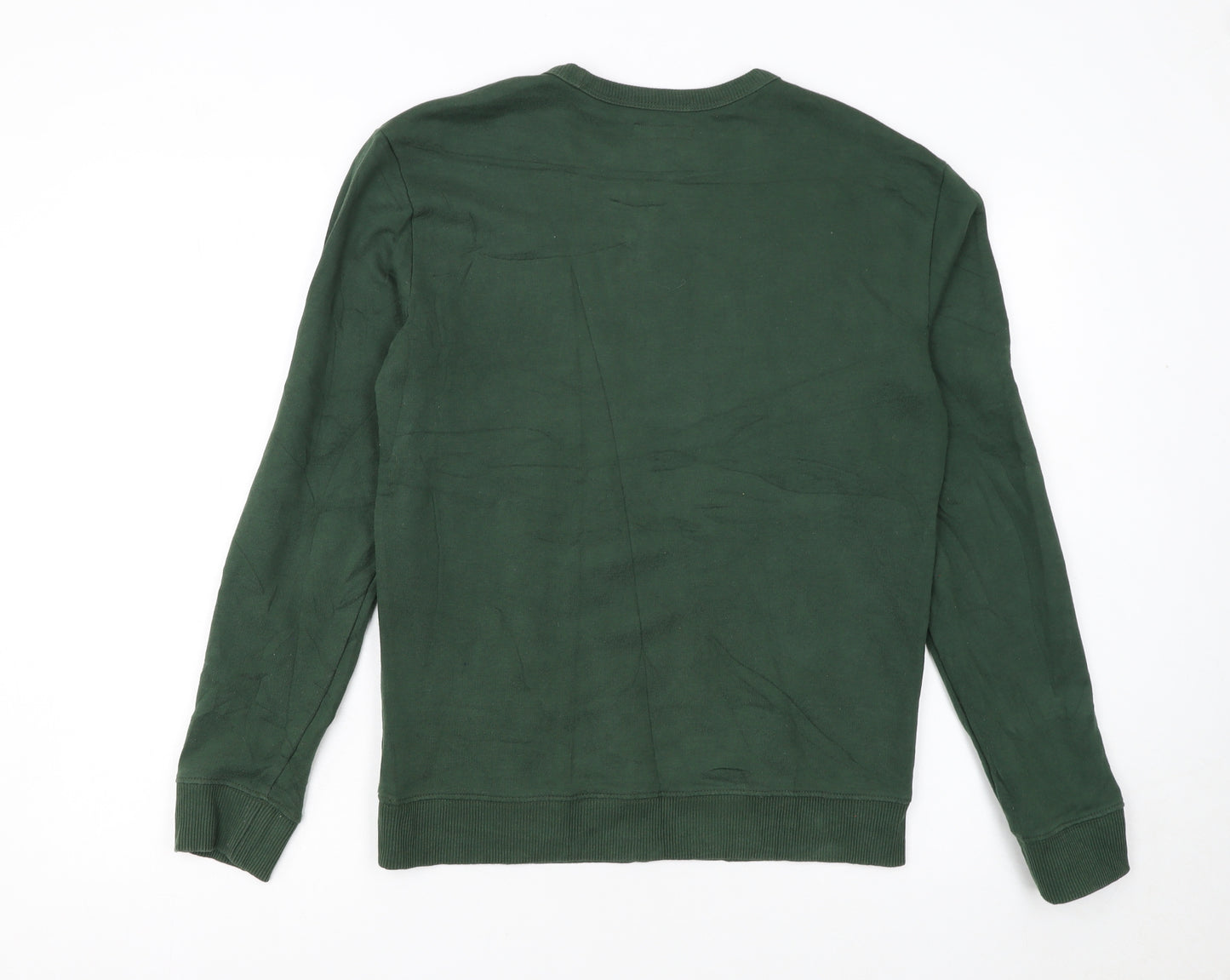 Lee Men’s Green Logo Crew Neck Sweatshirt Size S Pullover
