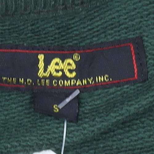 Lee Men’s Green Logo Crew Neck Sweatshirt Size S Pullover