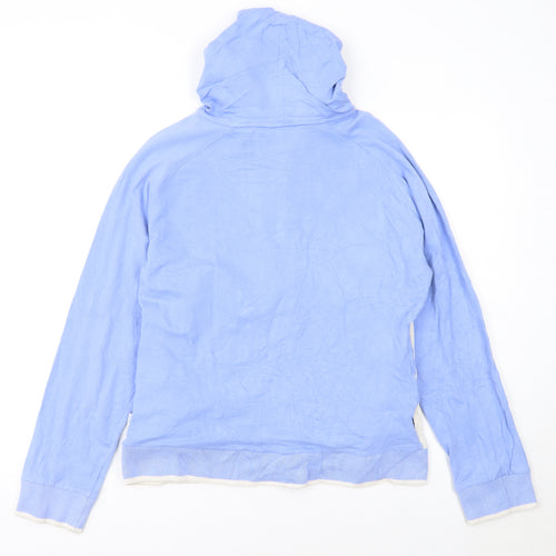 Reebok Women's Blue 1/2 Zip Hooded Sweatshirt Size 16