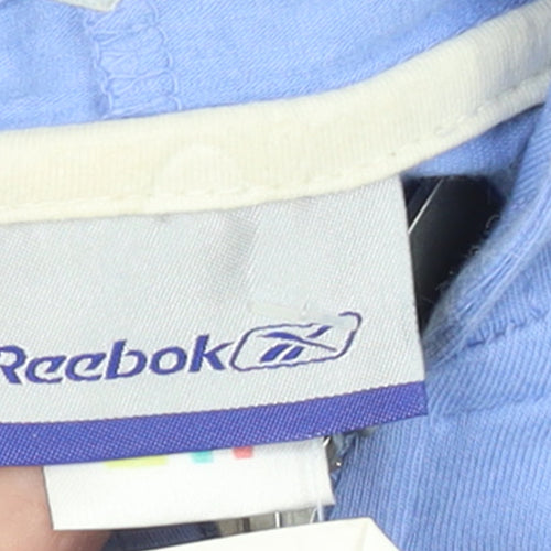 Reebok Women's Blue 1/2 Zip Hooded Sweatshirt Size 16