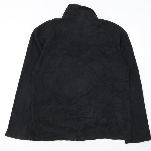 The North Face Mens Black Fleece 1/4 Zip Pullover Sweatshirt Size S
