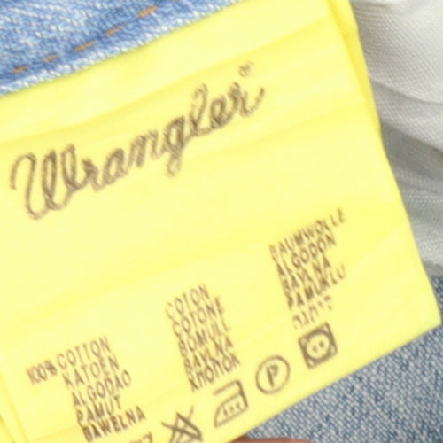 Wrangler Men's Blue Bootcut Jeans W40 L32 100% Cotton Denim