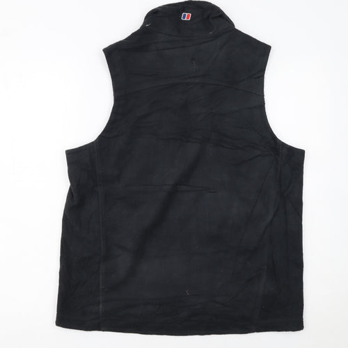 Berghaus Men’s Black Fleece Bodywarmer Waistcoat Size S Outdoor Vest