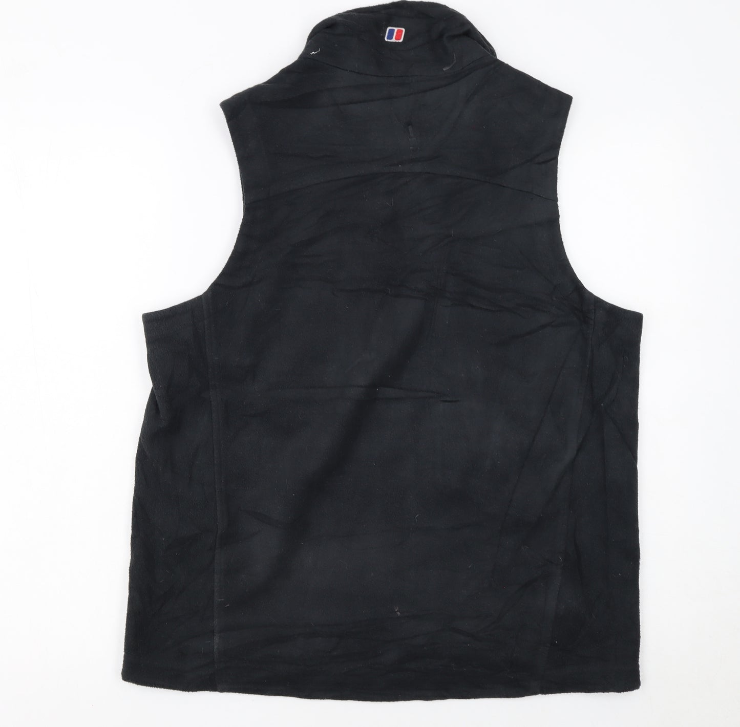 Berghaus Men’s Black Fleece Bodywarmer Waistcoat Size S Outdoor Vest