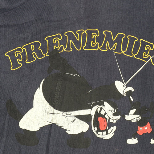 Disney Men's Blue Pullover Hoodie L Graphic Cartoon Frenemies Sweatshirt