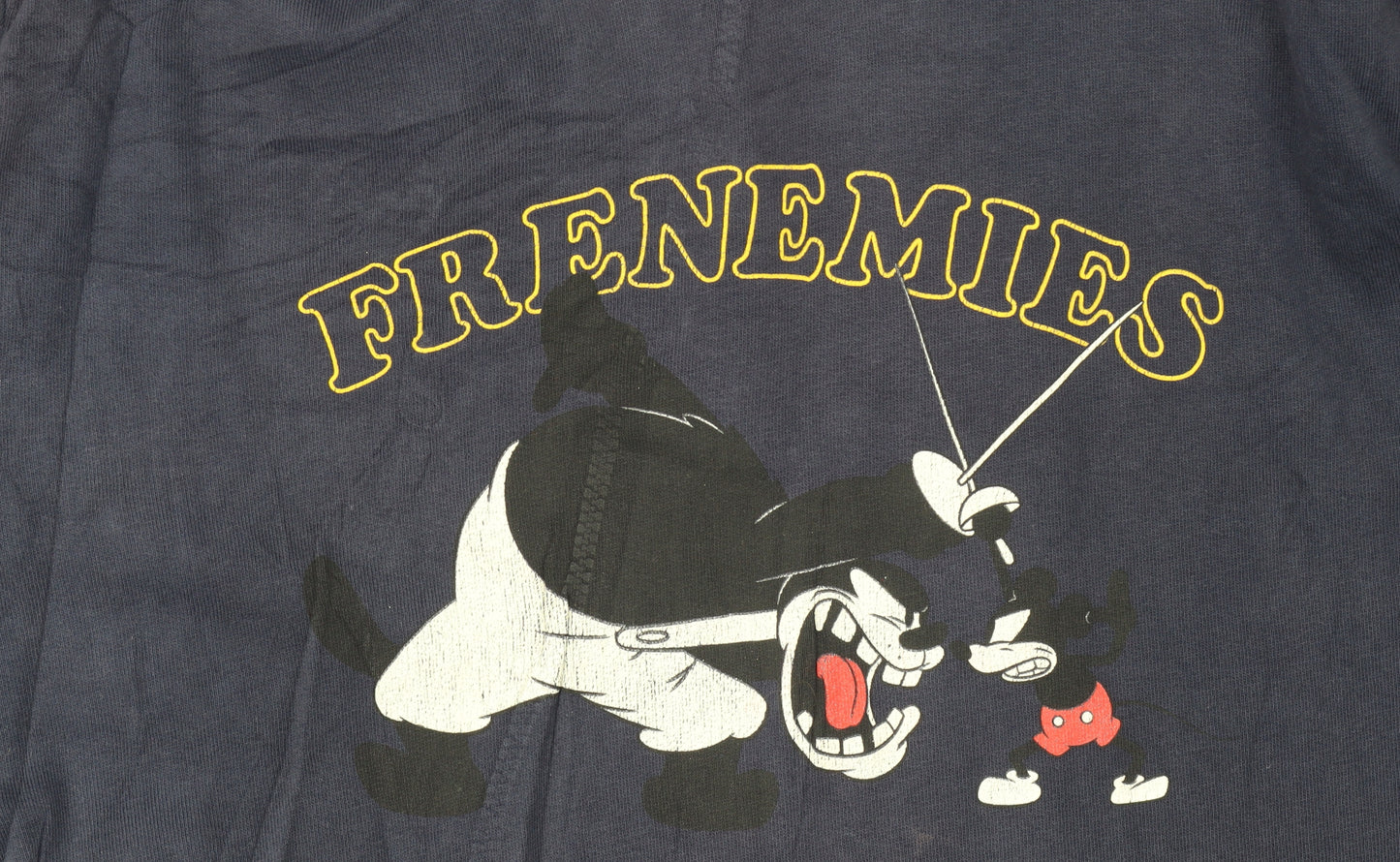 Disney Men's Blue Pullover Hoodie L Graphic Cartoon Frenemies Sweatshirt