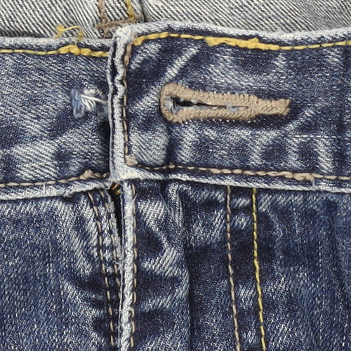 Wrangler Men's Blue Relaxed Straight Denim Jeans 38x30