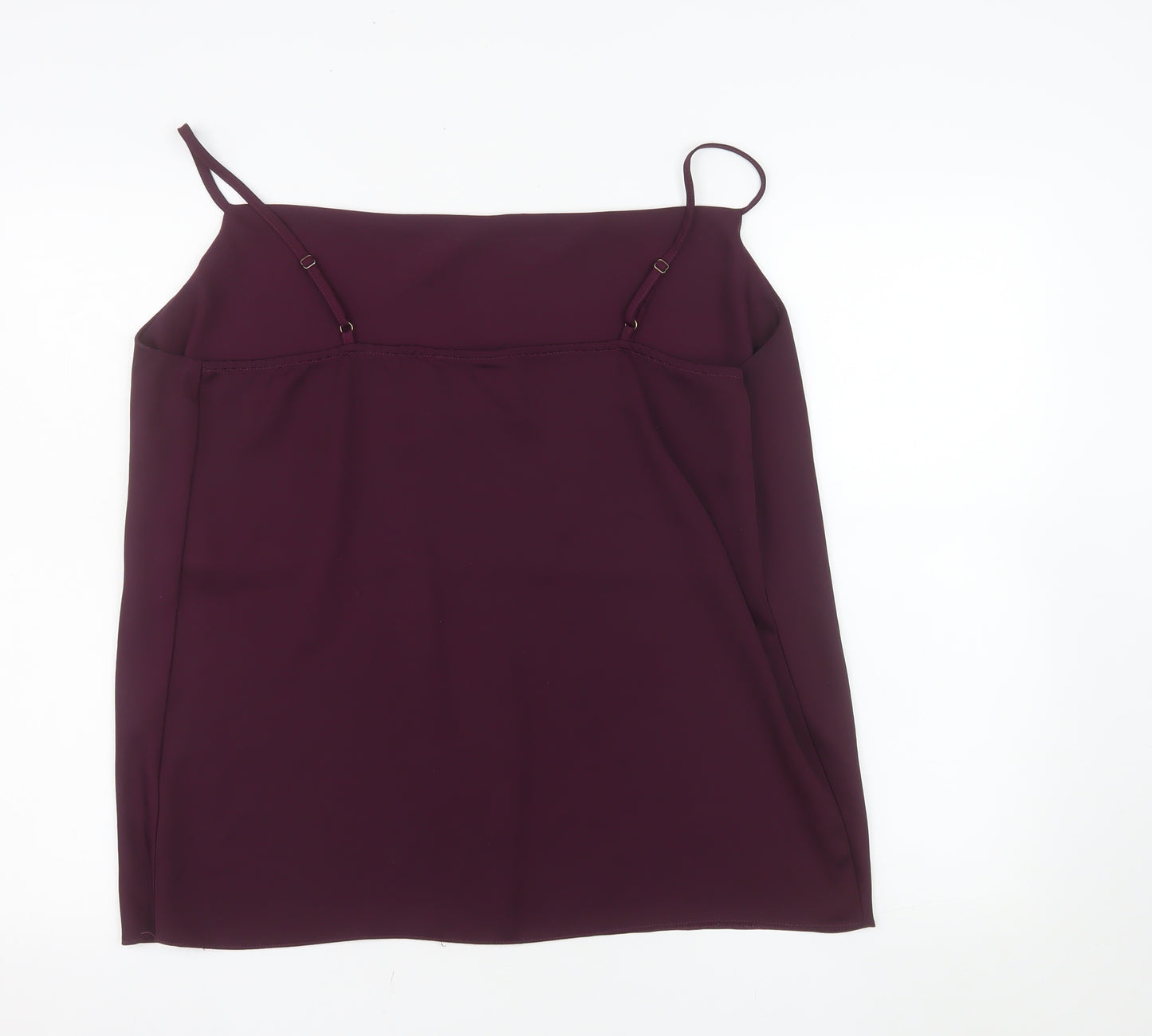 River Island Women’s Purple Polyester Camisole Tank Top Size 18