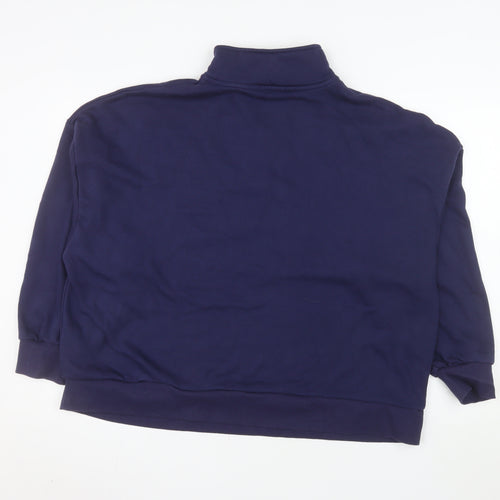 Dunnes Stores Men's Blue Michigan Half Zip Sweatshirt XL