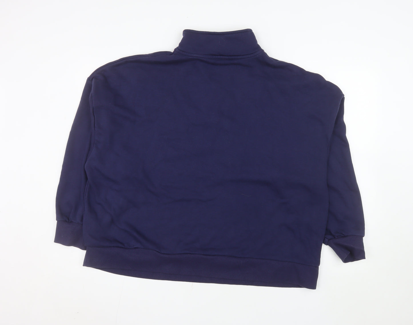 Dunnes Stores Men's Blue Michigan Half Zip Sweatshirt XL