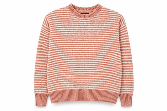 Front view of Primark Women’s Striped Crew Neck Knit Jumper Small Multicoloured