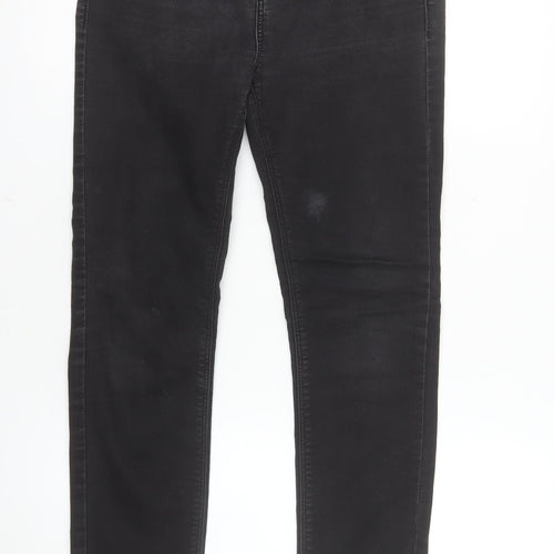 Stradivarius Women Black High Rise Skinny Jeans Size 10