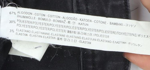 Stradivarius Women Black High Rise Skinny Jeans Size 10
