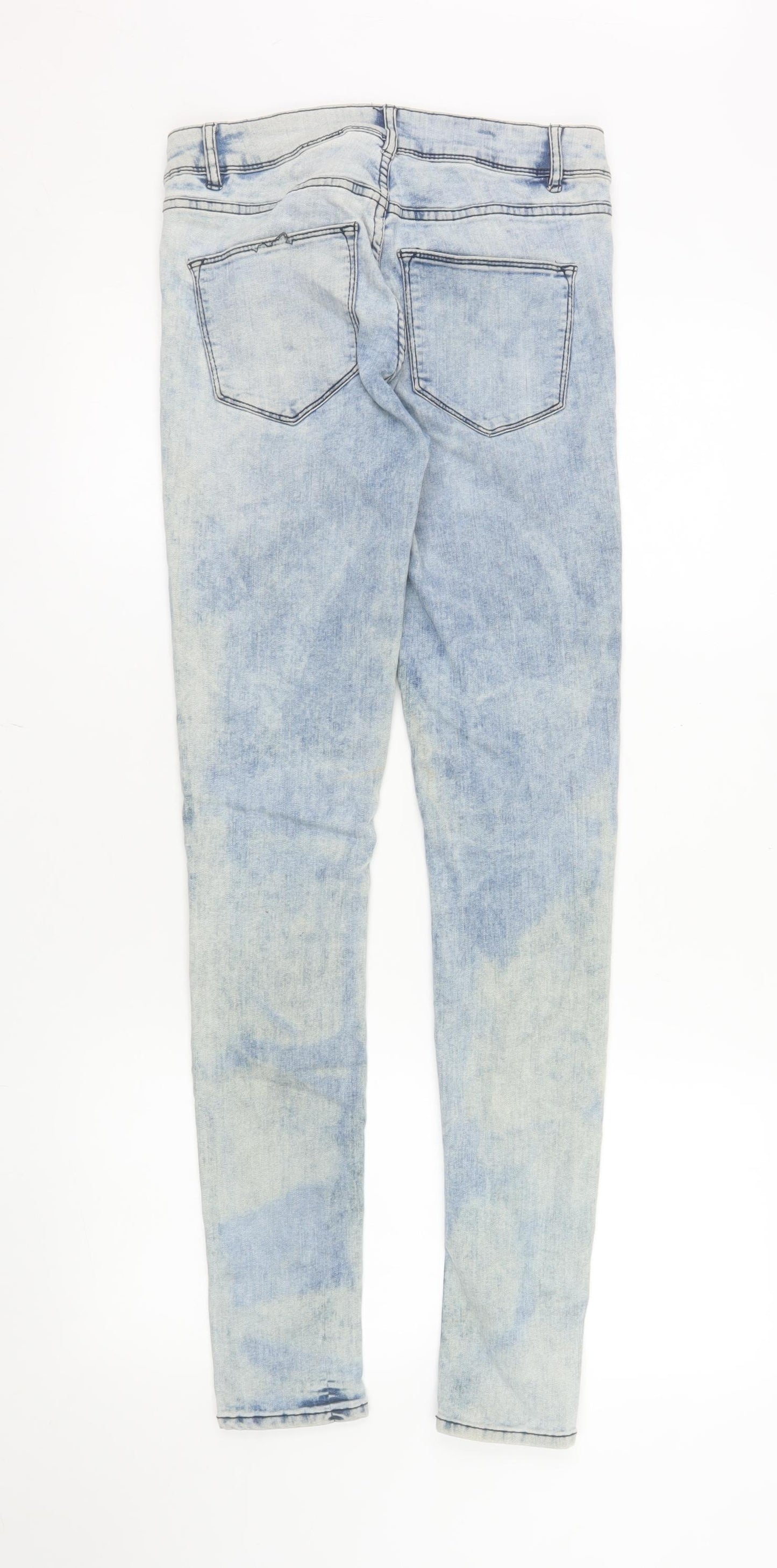 H&M Divided Women’s Blue Size 12 Skinny Acid Wash Jeans
