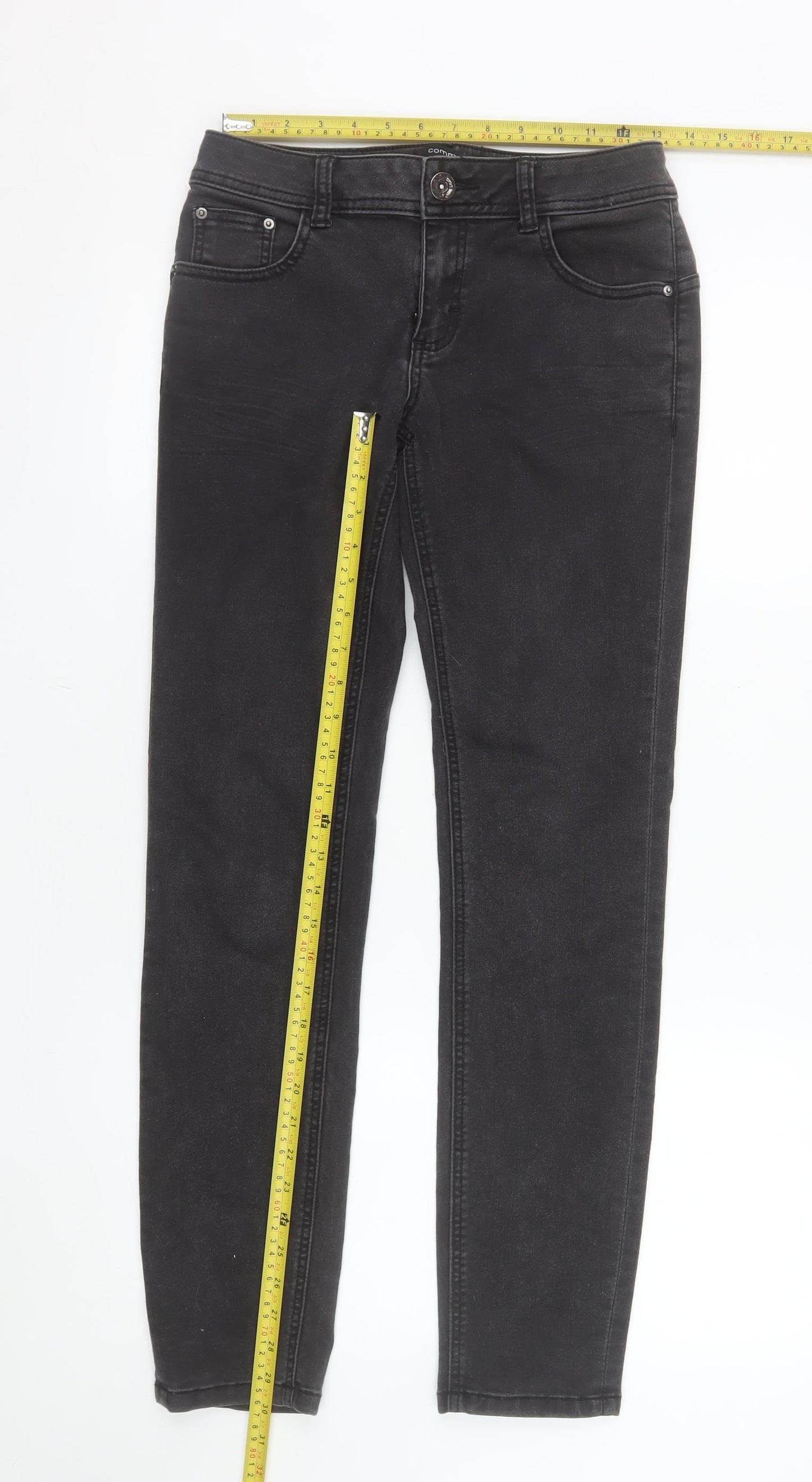 Comma Women Black Size 6 Skinny Fit Jeans Stretch Denim