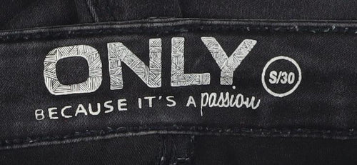 ONLY Women's Black Skinny Jeans S/30 Slim Fit Denim