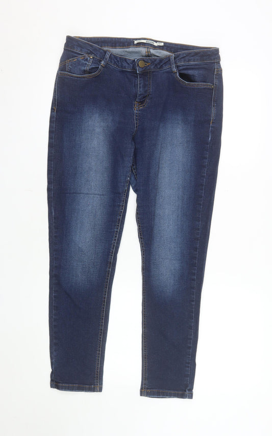 DP Denim Womens Blue Size 14S Skinny Jeans Classic Fit