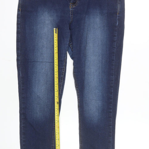 DP Denim Womens Blue Size 14S Skinny Jeans Classic Fit