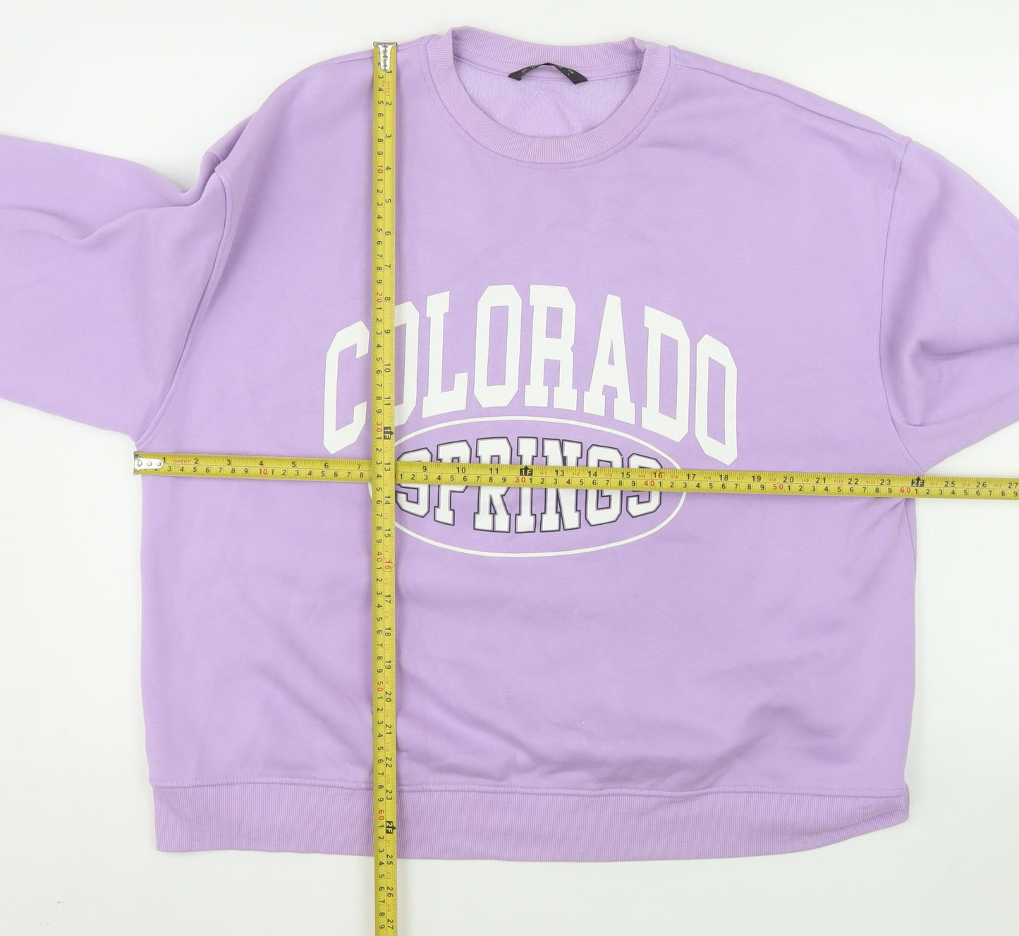 Dunnes Stores Womens Purple Colorado Springs Pullover Sweatshirt L