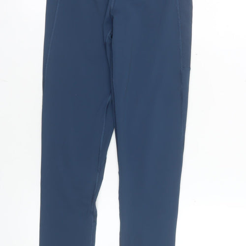 Adidas Womens Blue XS Techfit Primegreen Gym Leggings