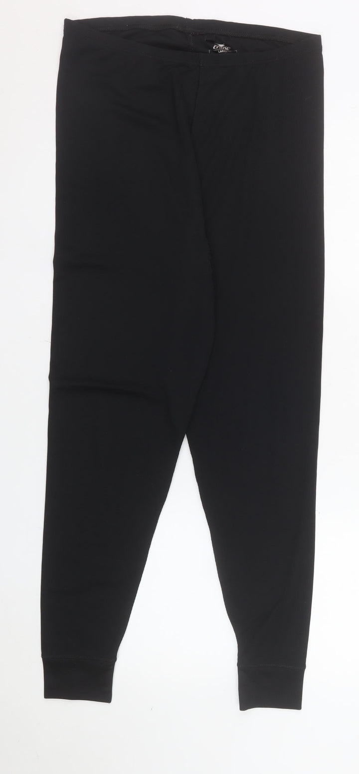 Crane Women’s Black Polyester Ankle Leggings Size 16-18