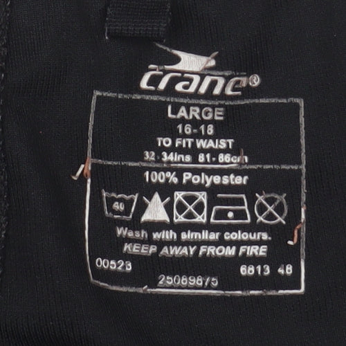 Crane Women’s Black Polyester Ankle Leggings Size 16-18
