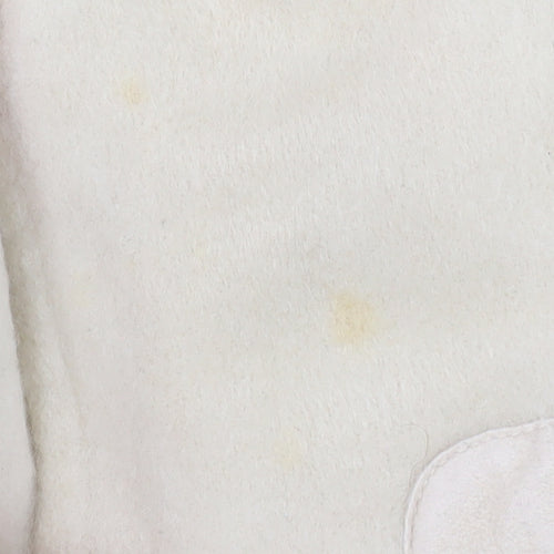 Zoe Women Ivory Wool Hooded Duffle Coat Size 14