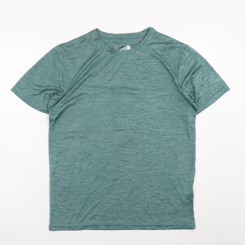 Regatta Men's Green Short Sleeve Polyester Crew Neck T-Shirt M