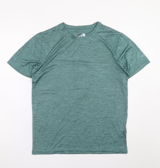 Regatta Men's Green Short Sleeve Polyester Crew Neck T-Shirt M