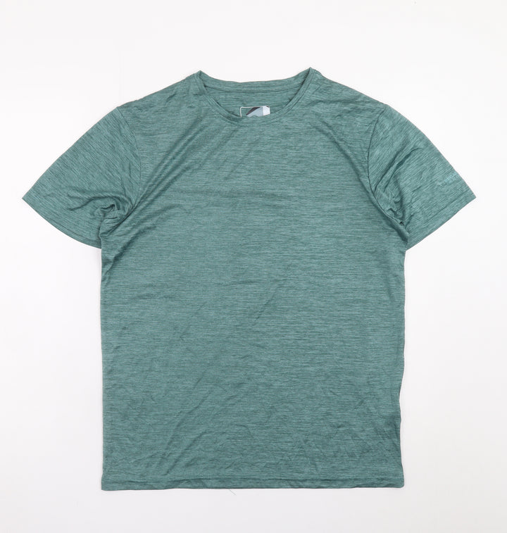 Regatta Men's Green Short Sleeve Polyester Crew Neck T-Shirt M