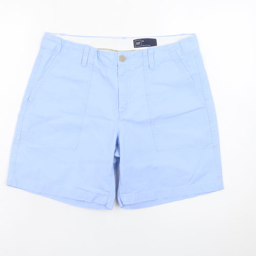GAP Men's Light Blue Chino Shorts Cotton Size M