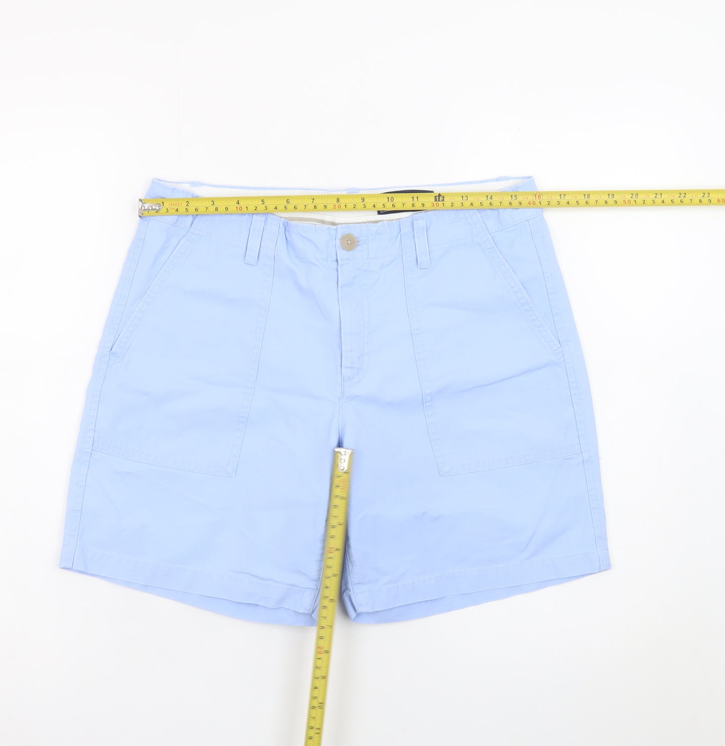 GAP Men's Light Blue Chino Shorts Cotton Size M