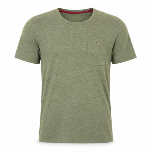 Burton Menswear London Men’s Green Crew Neck Cotton Blend T-Shirt Size L