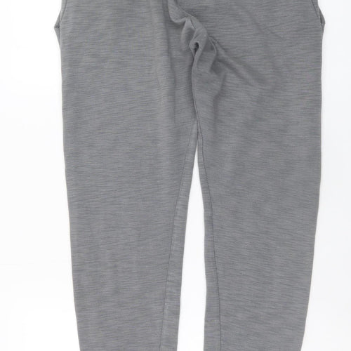 Nike Men's Grey Small Jogger Sweatpants with Zip Pocket