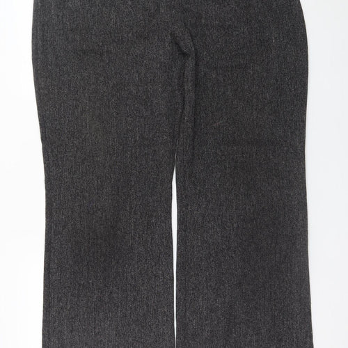 Florence + Fred Women Grey Size 18 Wide-Leg Dress Pants