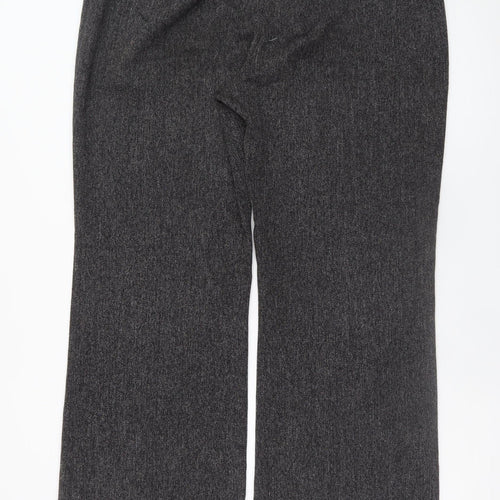 Florence + Fred Women Grey Size 18 Wide-Leg Dress Pants