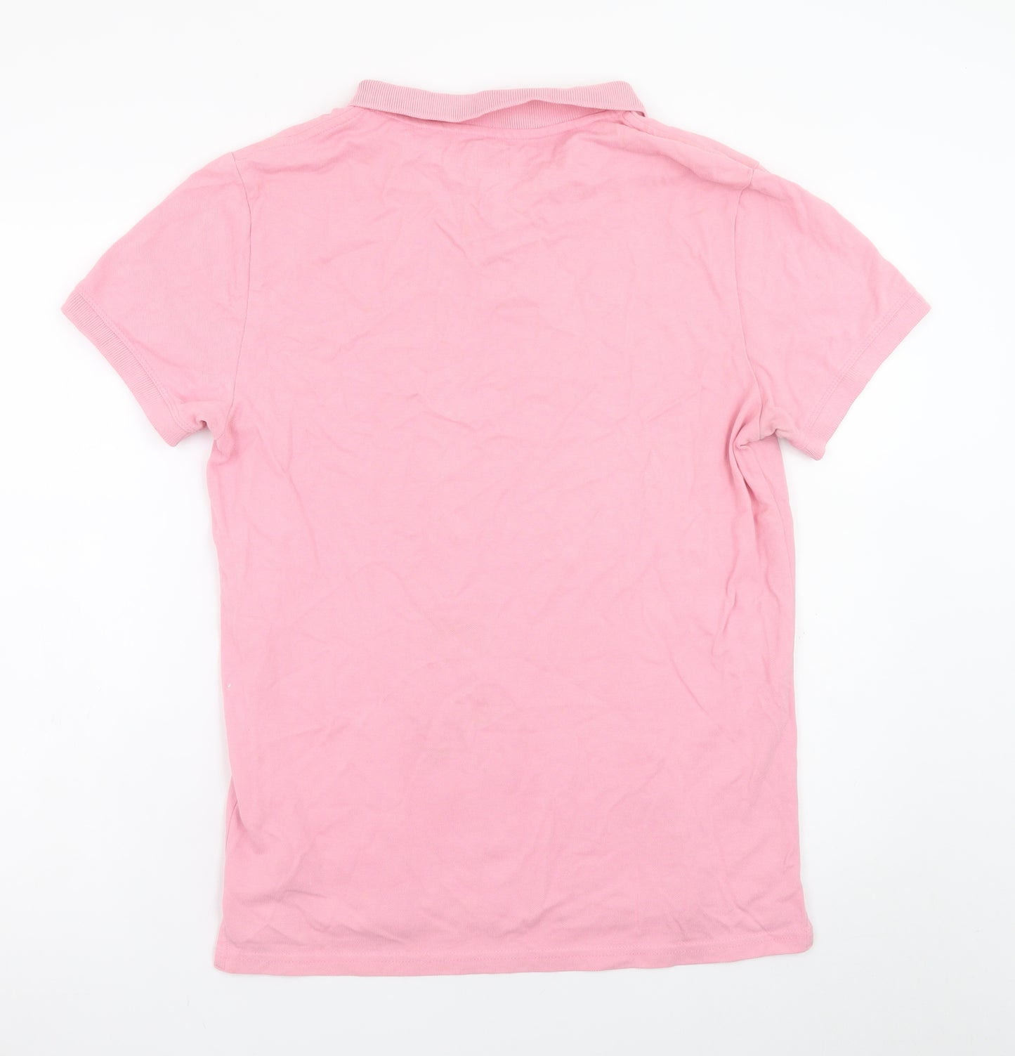 Jack Wills Men's Pink Cotton Polo Shirt Size L Classic Fit