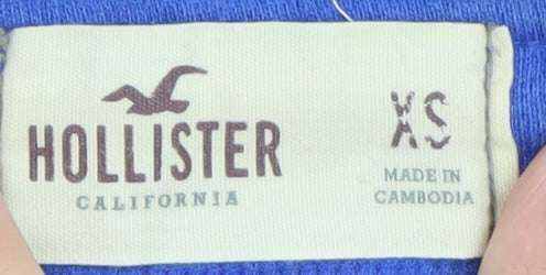 Hollister Mens Blue XS Sweatpants Jogger Trousers with Logo
