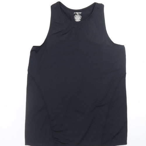 Primark Women’s Black XS Racerback Tank Top Lightweight Gym Activewear
