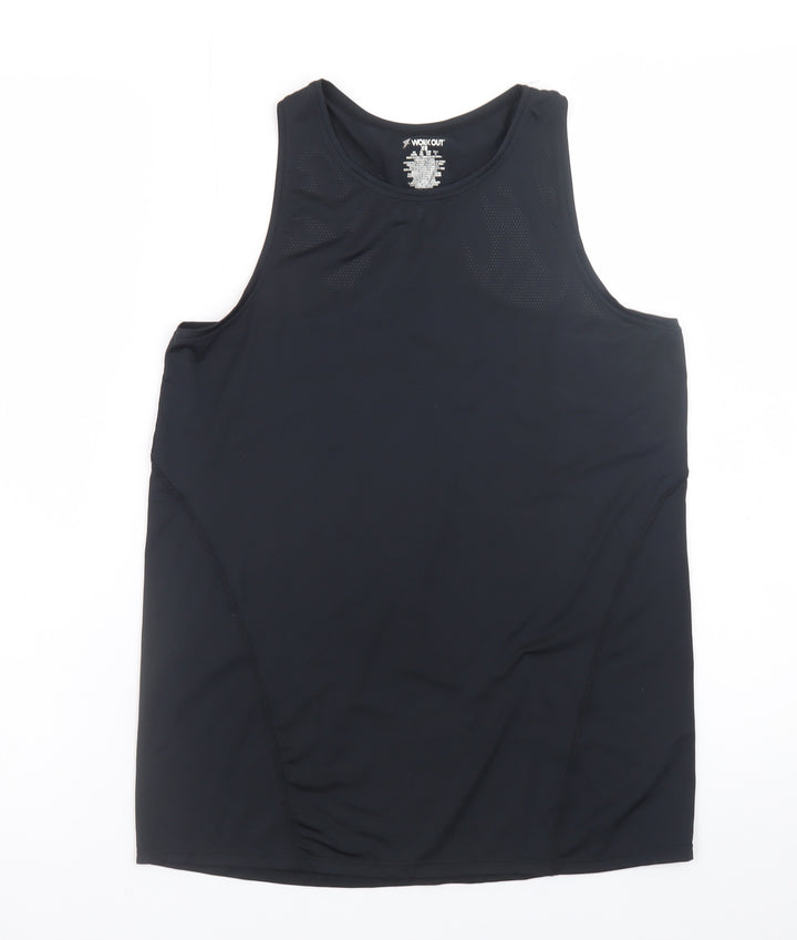 Primark Women’s Black XS Racerback Tank Top Lightweight Gym Activewear