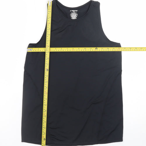 Primark Women’s Black XS Racerback Tank Top Lightweight Gym Activewear