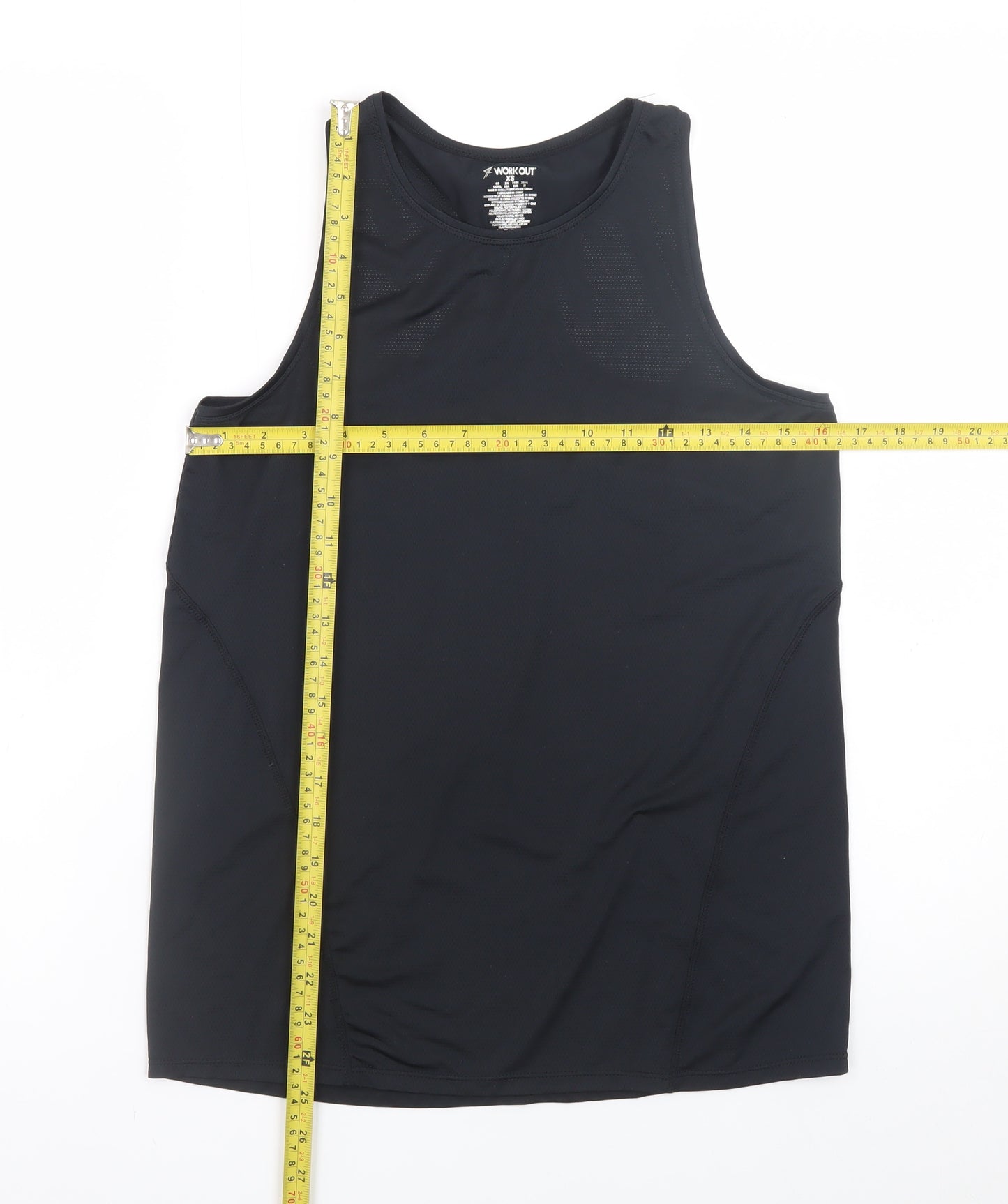Primark Women’s Black XS Racerback Tank Top Lightweight Gym Activewear