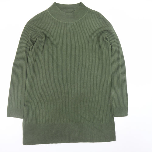 Marks and Spencer Women’s Green Knit Long Sleeve Jumper Dress L
