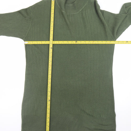 Marks and Spencer Women’s Green Knit Long Sleeve Jumper Dress L