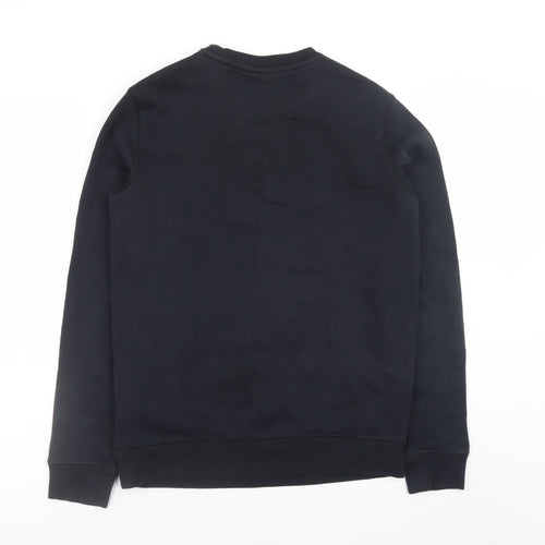 Emporio Armani Men's Black Pullover Sweatshirt M Classic Crew Neck