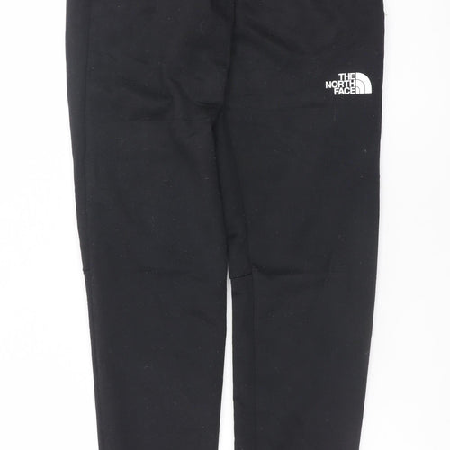 The North Face Boys Black XL Fleece Jogger Trousers with Zip Pocket