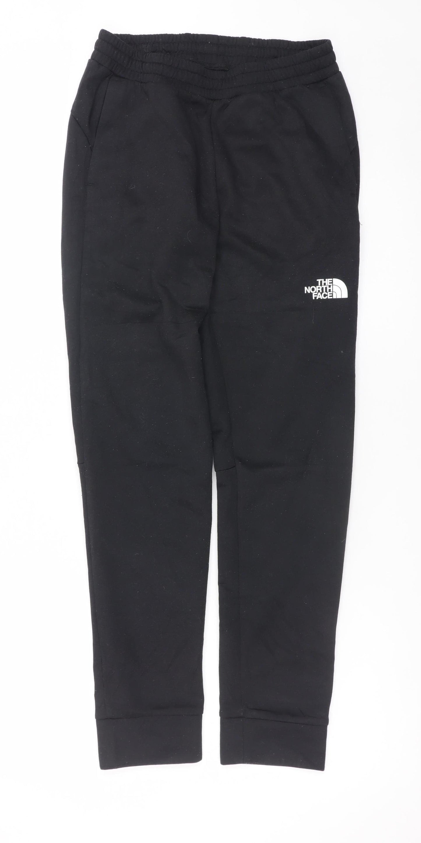 The North Face Boys Black XL Fleece Jogger Trousers with Zip Pocket