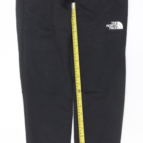 The North Face Boys Black XL Fleece Jogger Trousers with Zip Pocket