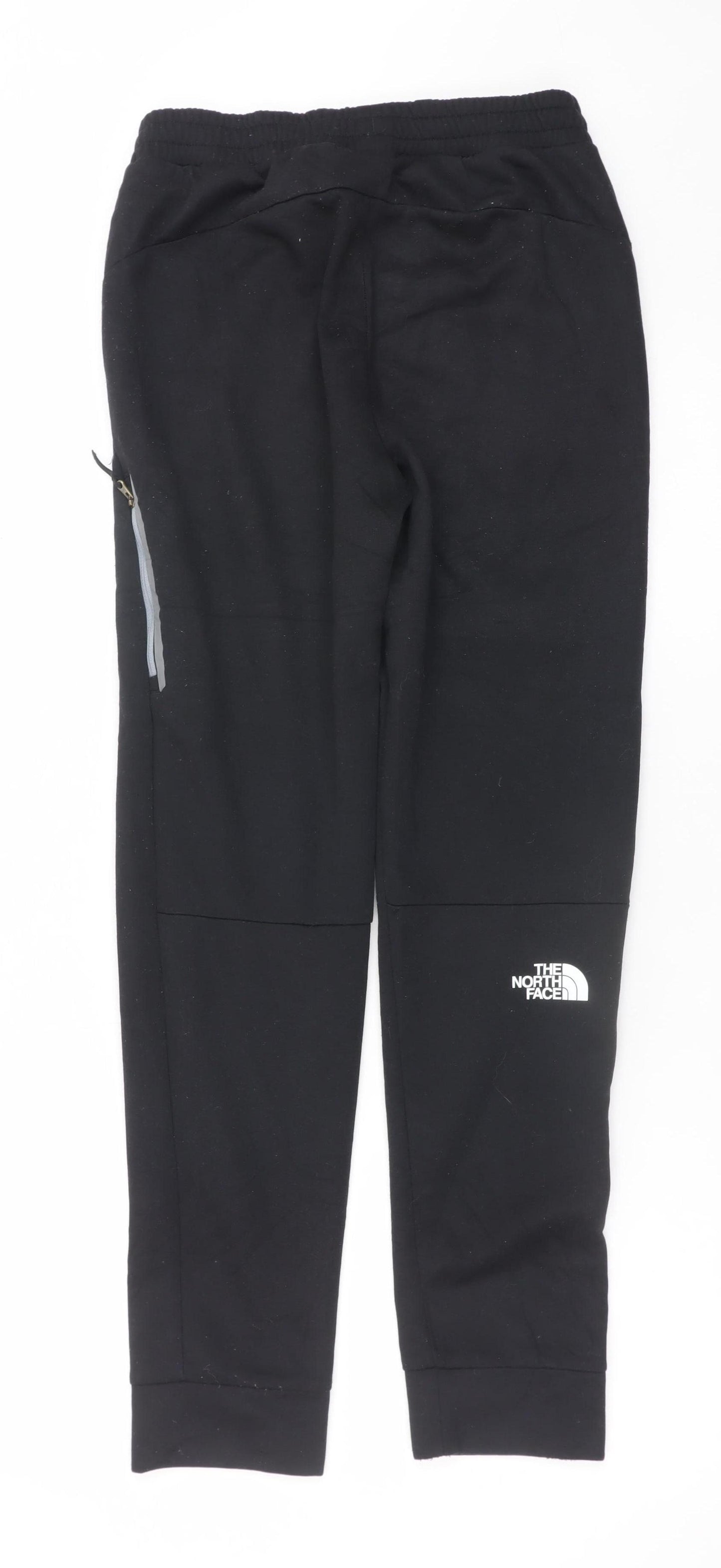 The North Face Boys Black XL Fleece Jogger Trousers with Zip Pocket